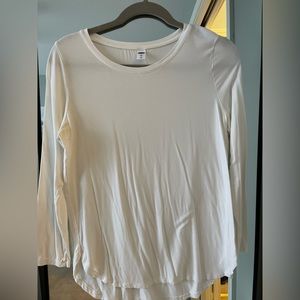 Lux white long sleeve shirt